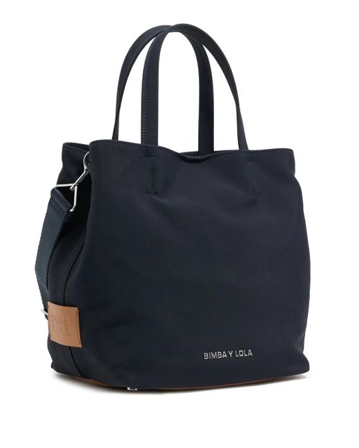Bimba Y Lola Blue Large Chihuahua Tote Bag