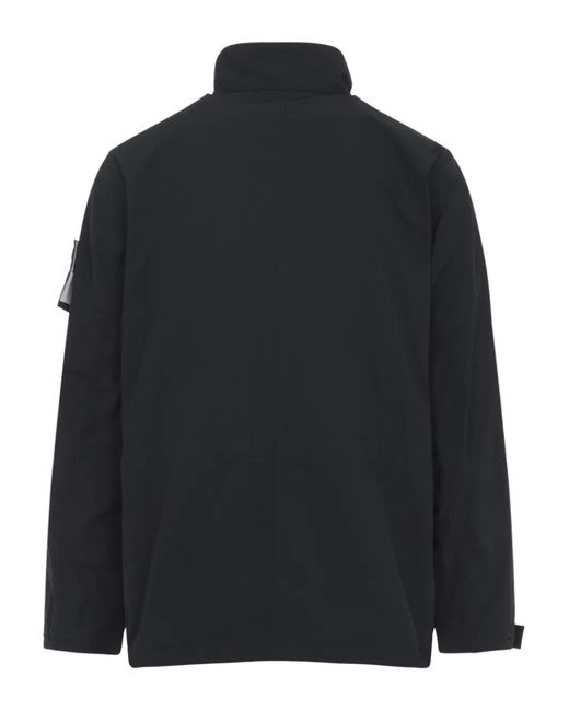 Stone Island Blue 4100034 Micro Twill Field Jacket for men