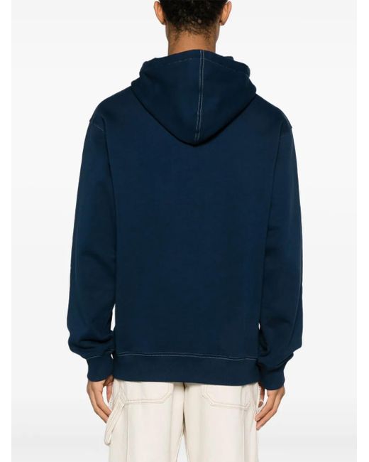 メンズ MSGM ロゴ パーカー Blue