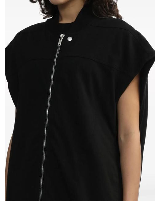 Chaleco Con Cremallera Rick Owens de color Black
