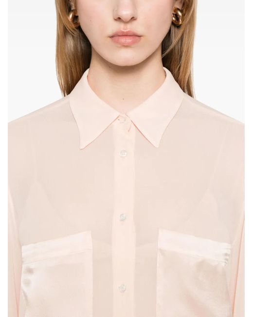 Manuel Ritz Pink Sheer Shirt