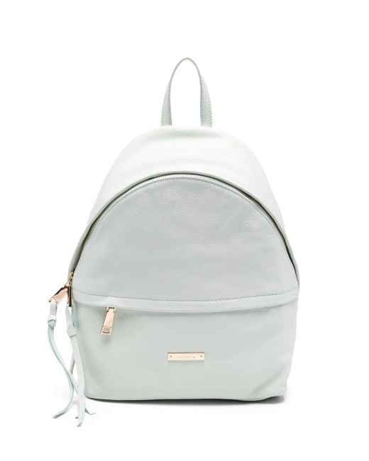 Cromia Gray Leather Backpack