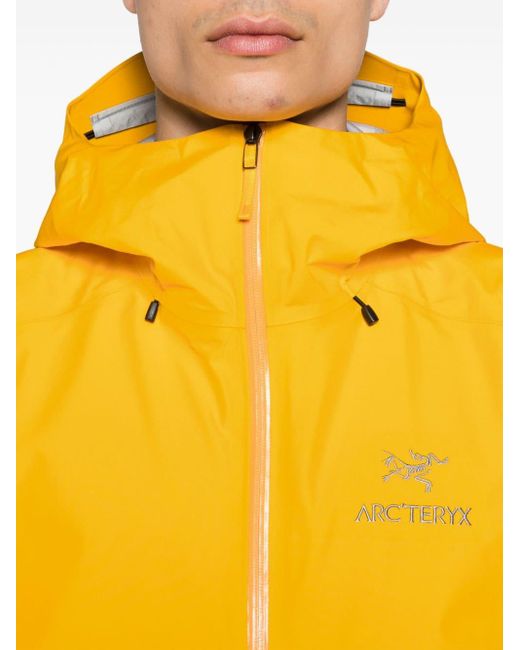 Arc'teryx Beta Gore-tex Lightweight Jacket in het Yellow voor heren