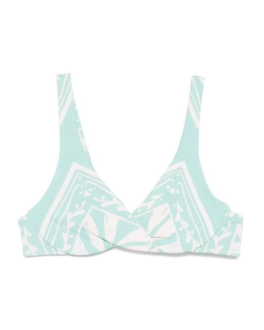 Twinset Bikinitop Met Print in het Blue