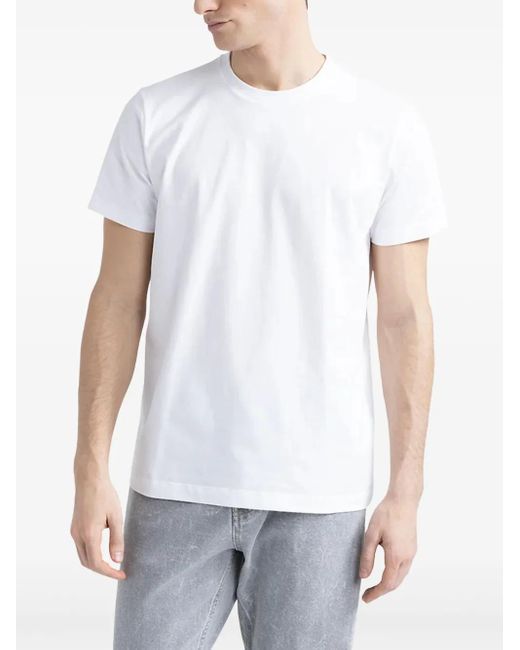 Peserico White Logo-Print T-Shirt for men