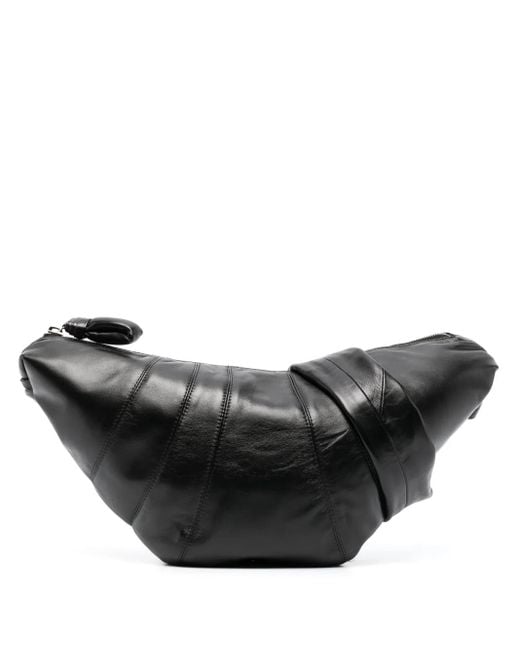 メンズ Lemaire クロワッサン メッセンジャーバッグ M Black