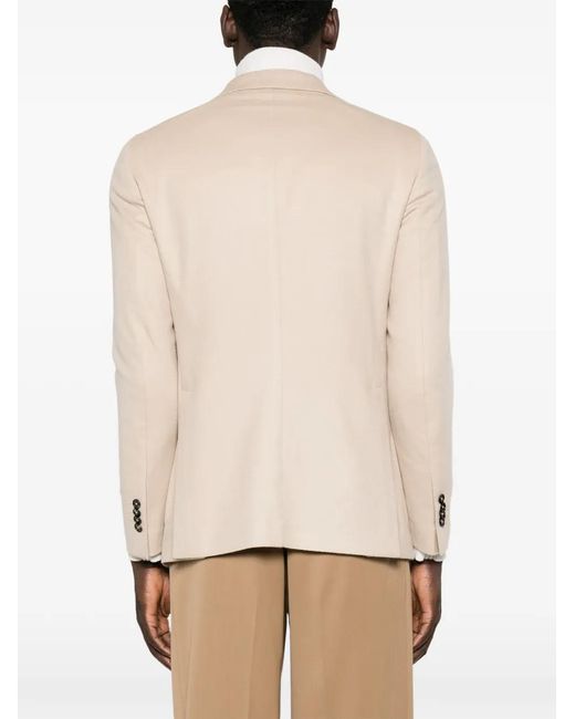 Tagliatore Natural Veste À Simple Boutonnage Et Col À Revers Crantés for men