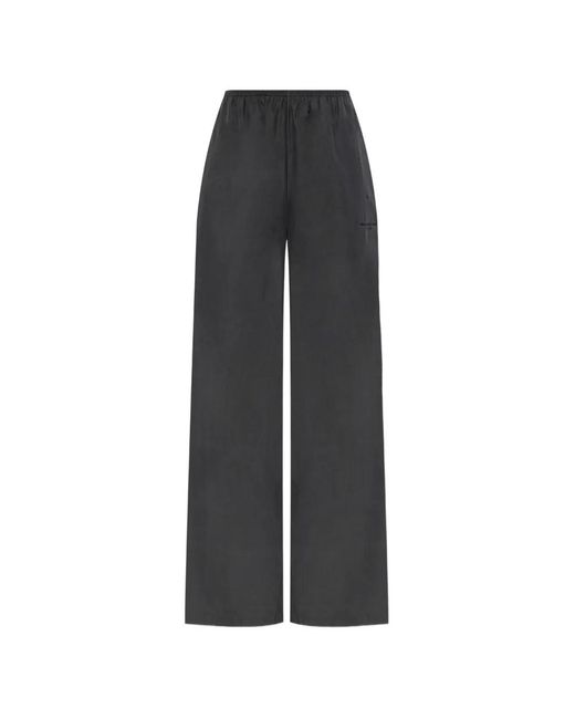 Alexander Wang Black Elasticated-Waist Track Pants
