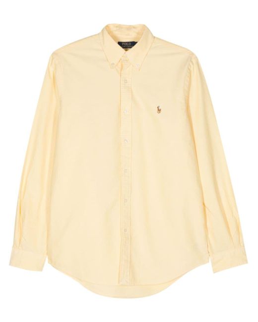 Polo Ralph Lauren Katoenen Overhemd in het Natural voor heren