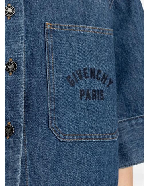 Top Con Bolsillo De Parche Givenchy de color Blue