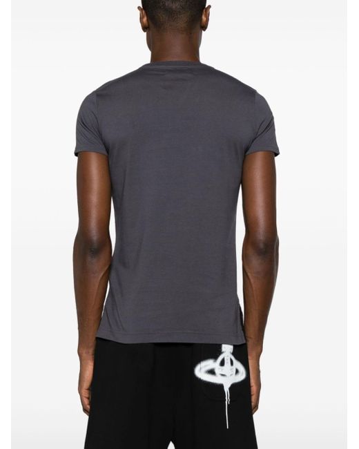 Vivienne Westwood T-Shirt mit Orb-Stickerei in Black für Herren