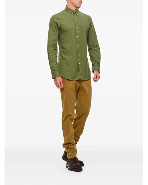 PT Torino Natural Button-Zip Trousers for men