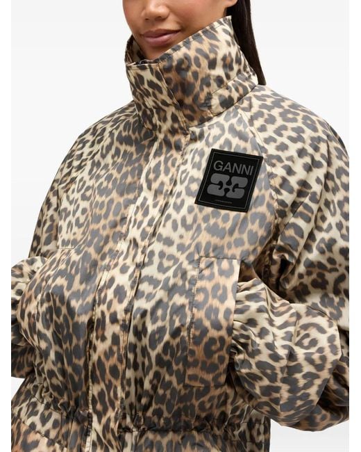 Ganni Multicolor Recycled Polyamide Parka