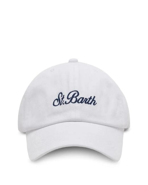 Cappello Da Baseball Davis di Mc2 Saint Barth in White