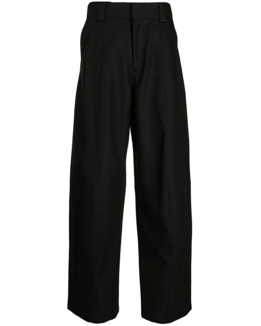 Alexander Wang Black Tailored Cotton Trousers for men