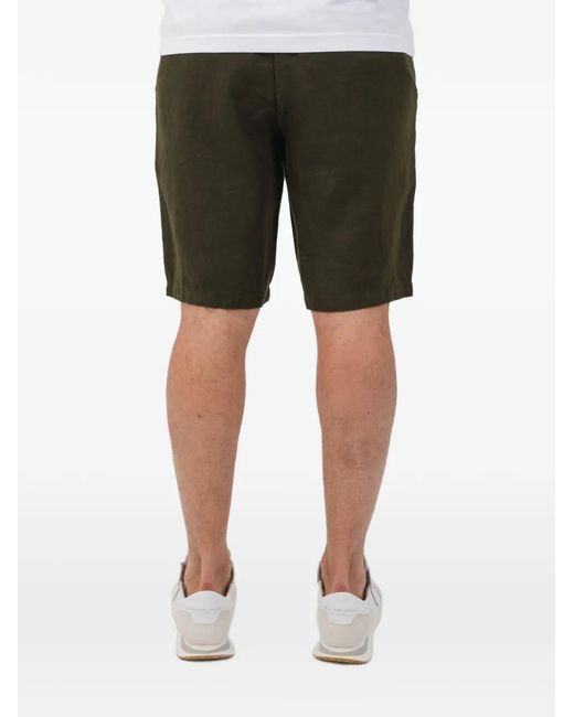 NN07 Green Zipped Shorts for men