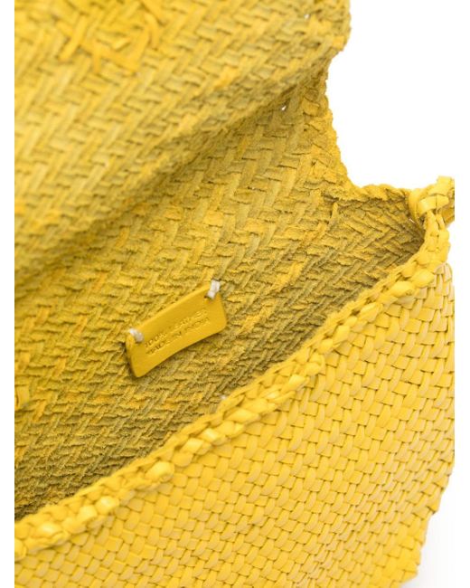 Mini sac à main City en cuir Dragon Diffusion en coloris Yellow