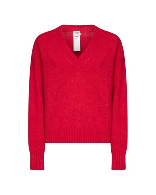 Weekend by Maxmara Red V-Neck Sweater