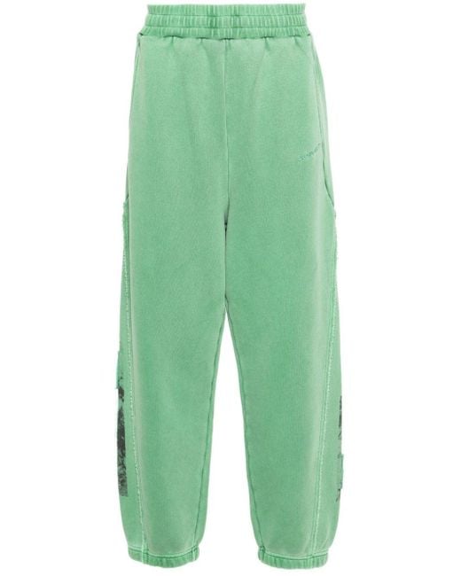 A_COLD_WALL* Green Cubist Cotton Track Pants for men