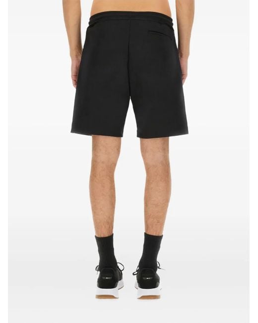 Shorts Sportivi Con Coulisse di Boss in Black da Uomo
