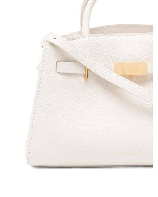DeMellier London White Small Hudson Tote Bag
