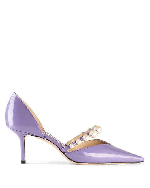 Zapatos Aurelie con tacón de 65 mm Jimmy Choo de color Purple