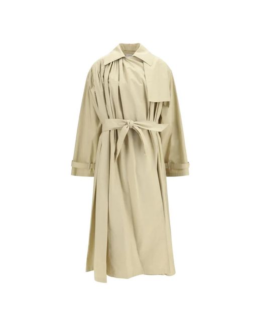 Calvin Klein White Mireille Belted Trench Coat