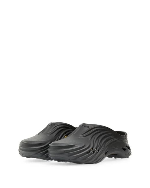 CROCSTM Black Echo Wave Mules