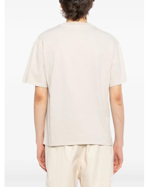 Melt White Poker-Print T-Shirt for men