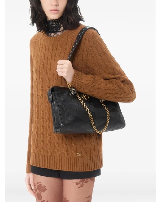 Valentino Garavani Brown Cashmere Sweater
