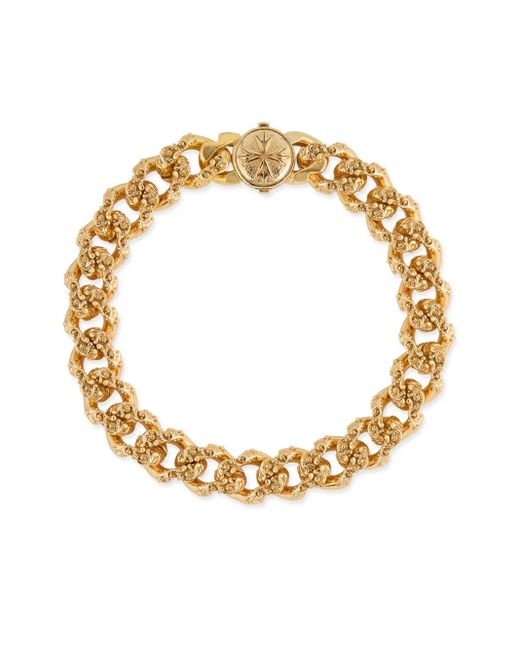 Bracciale A Catena Flourish di Emanuele Bicocchi in Metallic