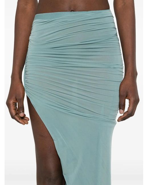 Rick Owens Green Edfu Skirt