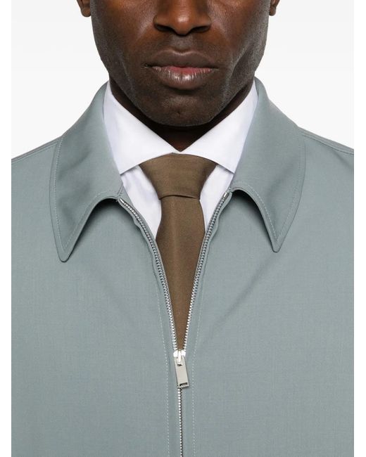 Lardini Blue Aiden Zip-Up Jacket for men