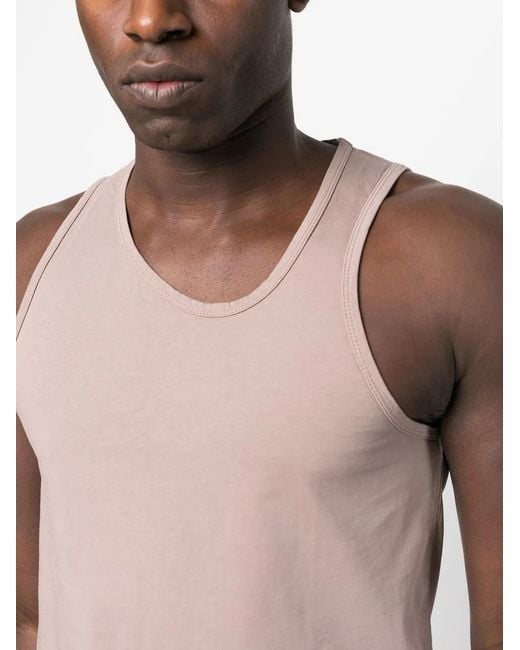 Nanushka Pink Aziz Asymmetric Tank Top for men
