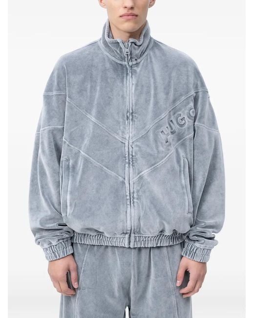 HUGO Blue Sweat À Logo Débossé for men