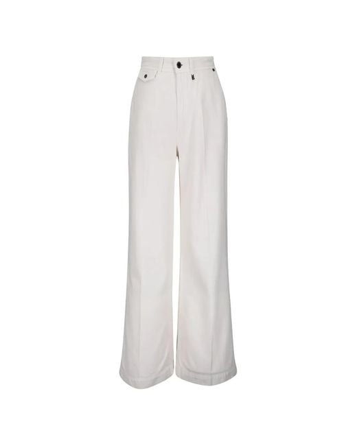 Bogner White Rica Logo-Detail Jeans