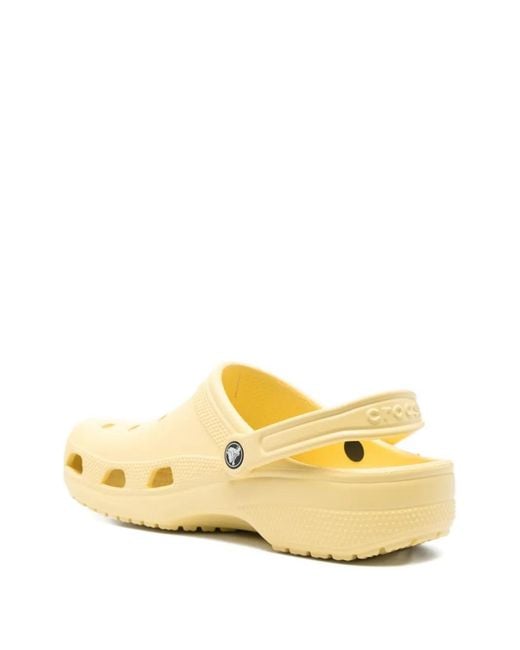 CROCSTM Natural Perforated Heel-Strap Slippers