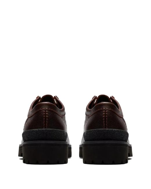 Clarks Brown Lace-Up Derby Shoes for men