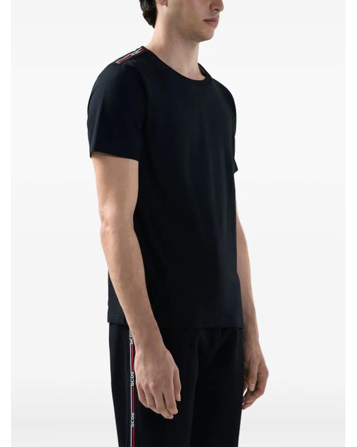 Camiseta con detalle del logo Gcds de hombre de color Black