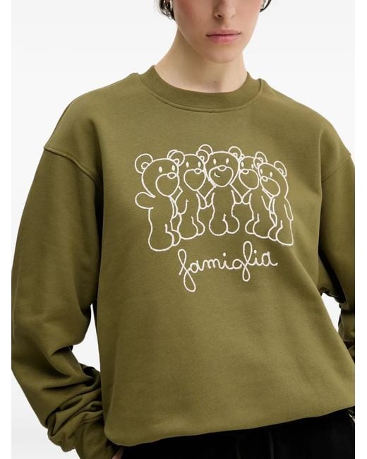 INBETWEENERS Green Familia Graphic Sweatshirt