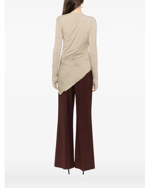 Haut À Design Asymétrique Helmut Lang en coloris Natural