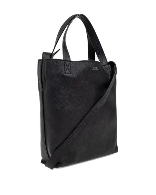 A.P.C. Black Top-Handle Tote Bag