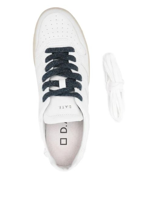 Date Sneakers Mit Logo in White für Herren