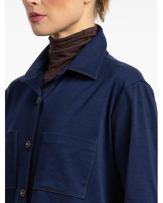 Peter Cohen Blue Long-Sleeve Shirt