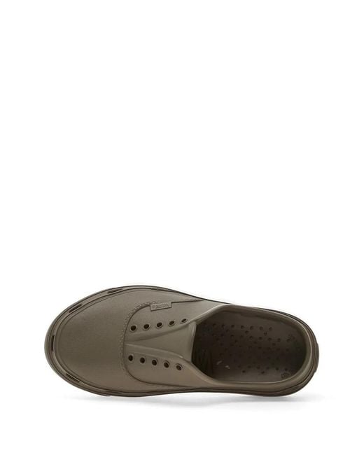 Vans Brown Logo-Print Mules