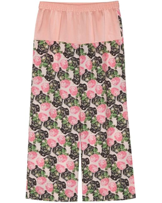 Undercover Pink Wide-leg Trousers