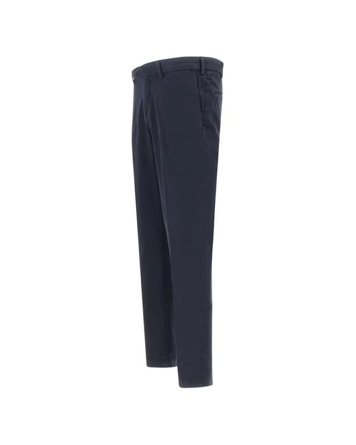 Devore Blue Welt-Pocket Trousers for men