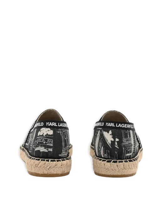Karl Lagerfeld Black Kamini Espadrilles