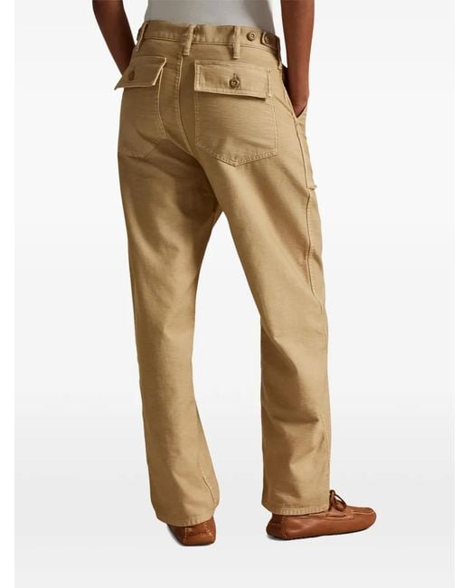 Polo Ralph Lauren Natural Button Trousers
