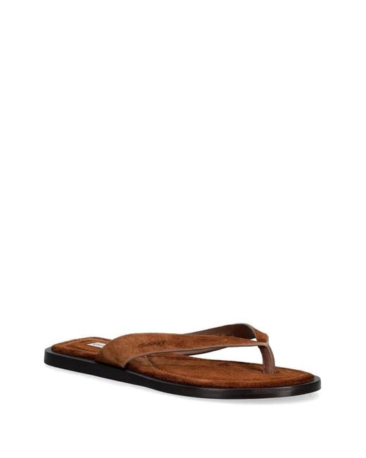 Gant Brown Suede Flip-Flops